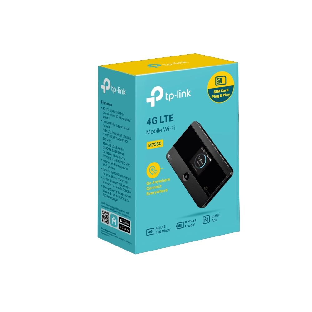 TP-Link M7350 4G Pocket Wi-Fi LTE Mobile - Image 3