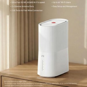 New ZTE G5B2 5G CPE Router With Antennas Ports